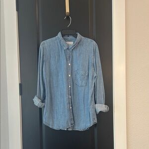 Rails Blue Denim Blouse